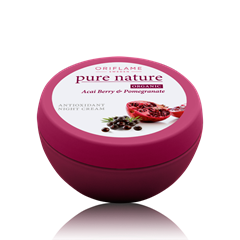 Oriflame 21574 - Kem dưỡng da ban đêm Pure Nature Organic Acai & Pomegranate Antioxidant Night Cream (21574)