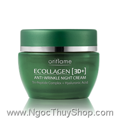 Kem dưỡng trắng da Ecollagen [3D+] Anti-Wrinkle Night Cream (20213)