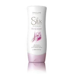 Oriflame 22713 - Sữa tắm Silk Beauty White Glow Body Wash (22713 Oriflame)